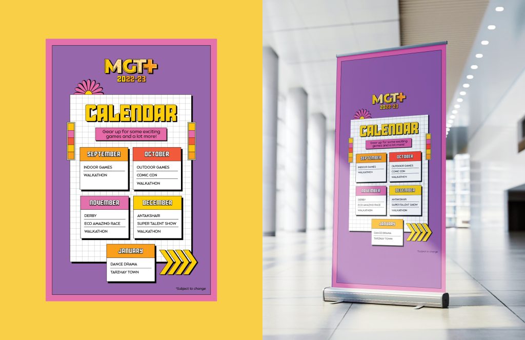 MGT+ Calendar